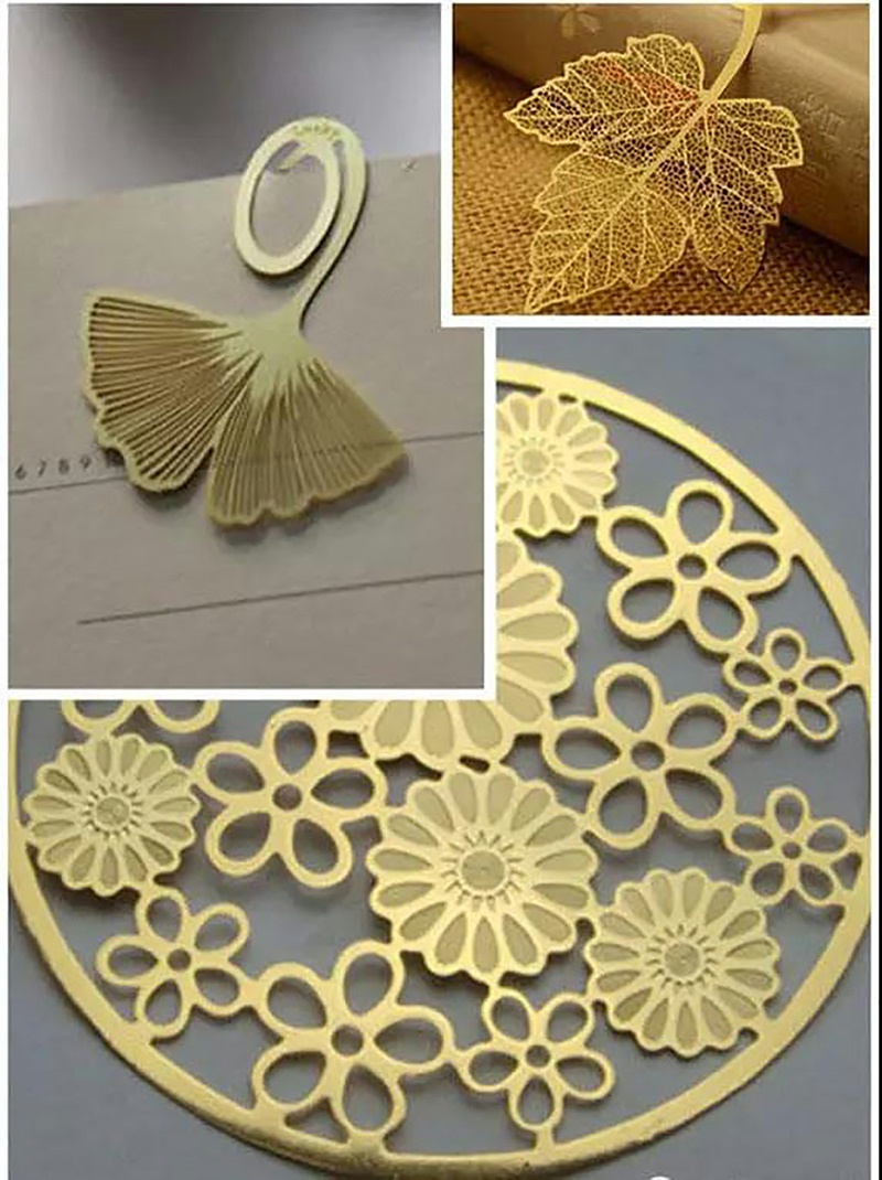 金屬激光切割（gē） 機切割金屬樣品